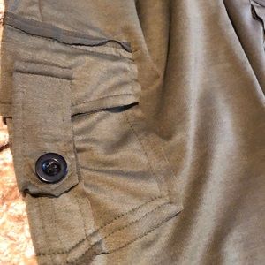 Brand new cotton blend pull on sweats